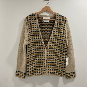 Re/Done Multicolor Knit Cardigan